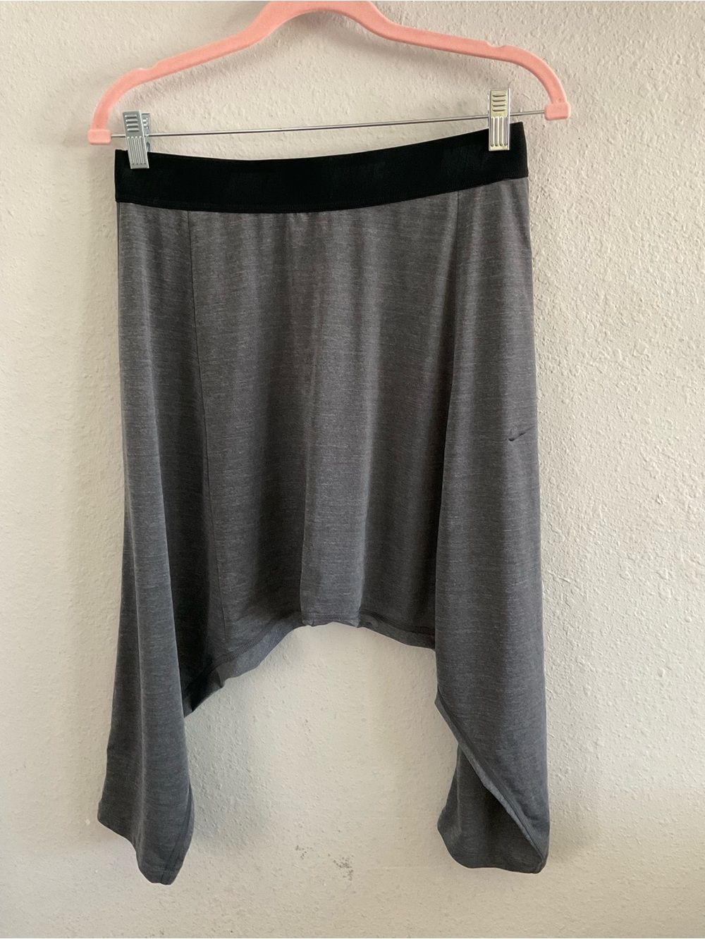 Nike Gray Yoga Harem Pants with Black Waistband - Picture 1 of 5